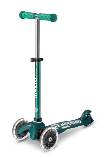 Patinete Micro Mini Deluxe Eco Verde Led  - Micro MMD164