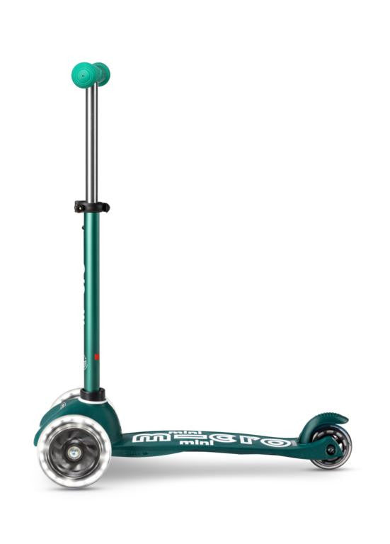 Patinete Micro Mini Deluxe Eco Verde Led  - Micro MMD164