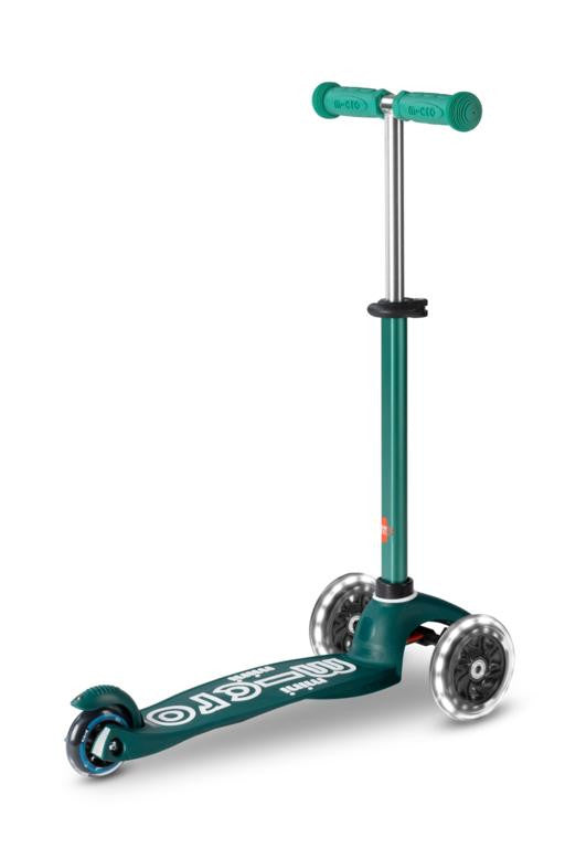 Patinete Micro Mini Deluxe Eco Verde Led  - Micro MMD164