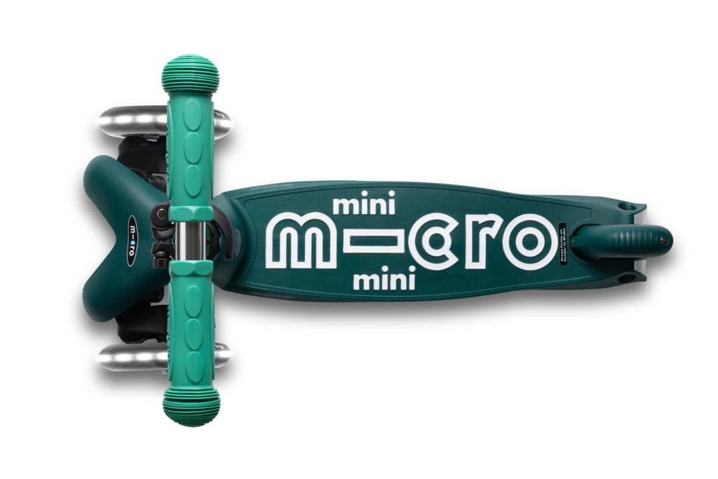 Patinete Micro Mini Deluxe Eco Verde Led  - Micro MMD164