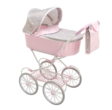 Carricoche para muñecas con Capota y Bolso Emma - Arias 40620