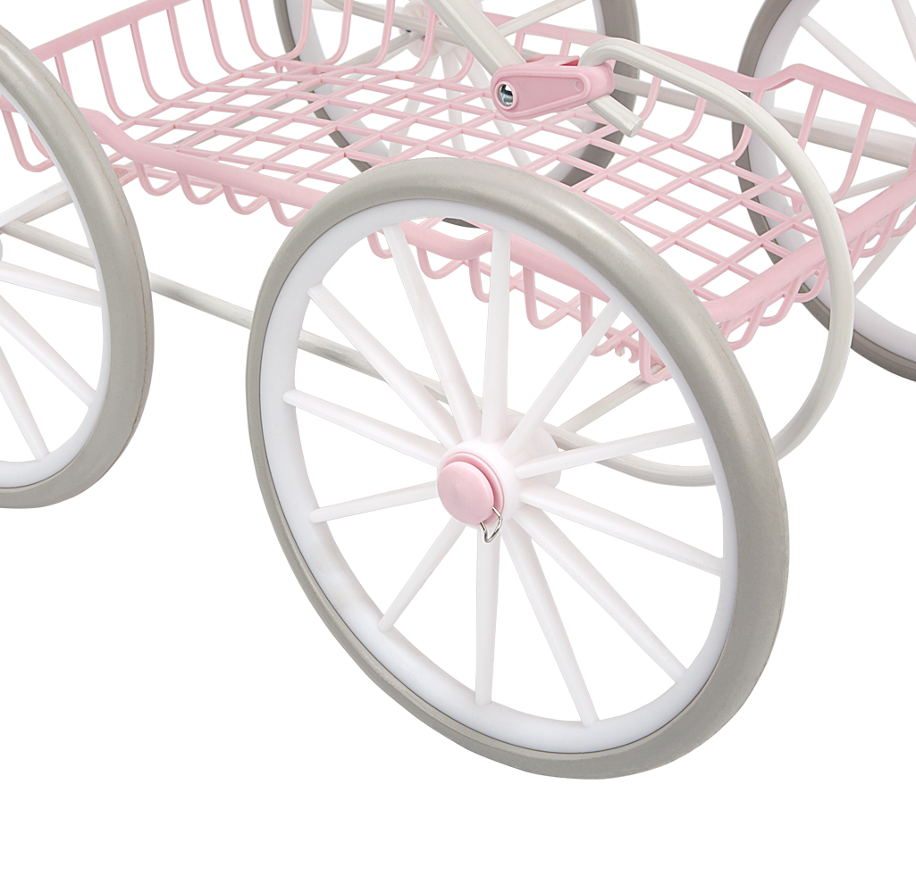 Carricoche para muñecas con Capota y Bolso Emma - Arias 40620