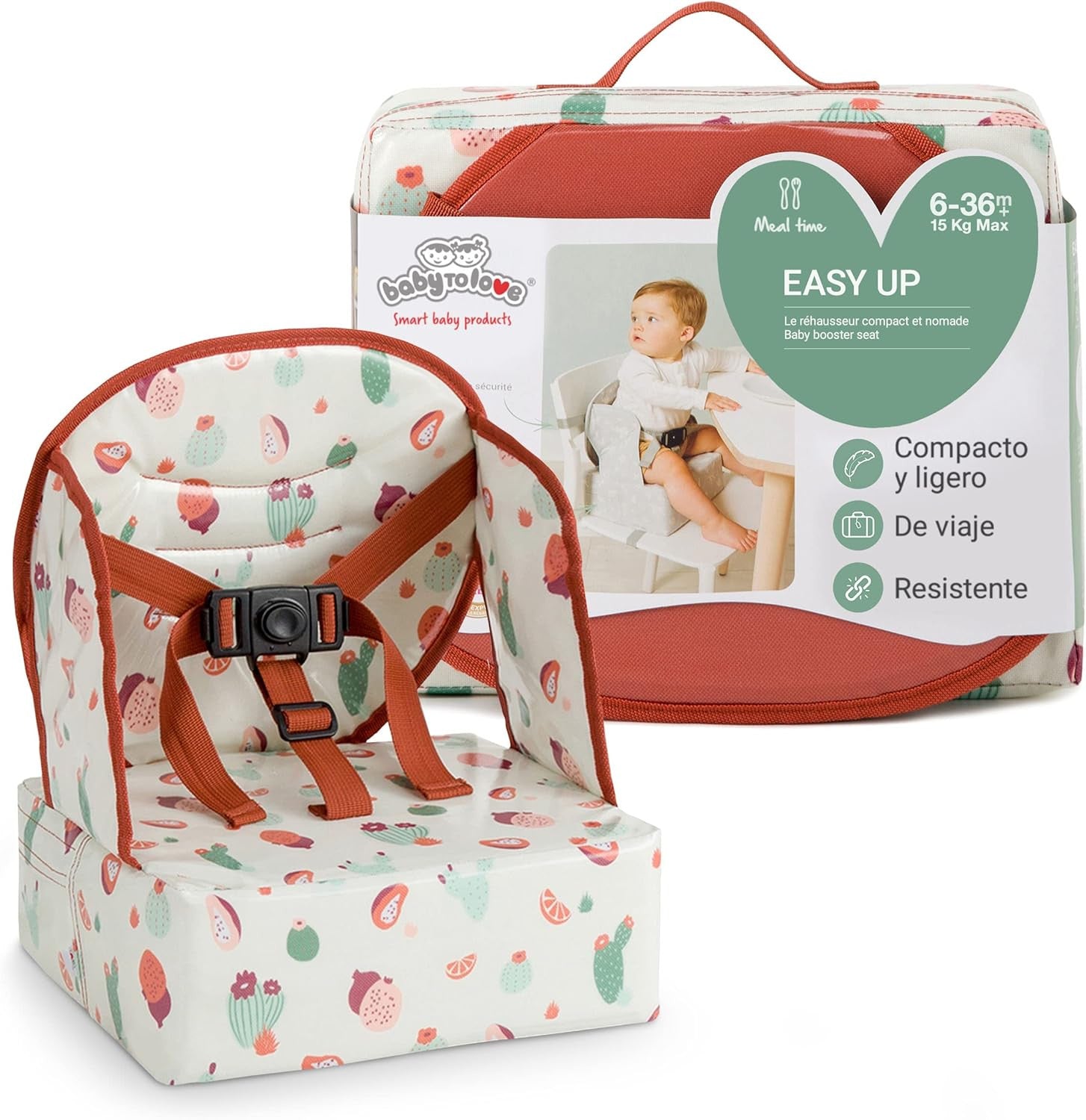 Silla elevadora para bebe Easy UP Cactus Garden - BabyToLove 304119