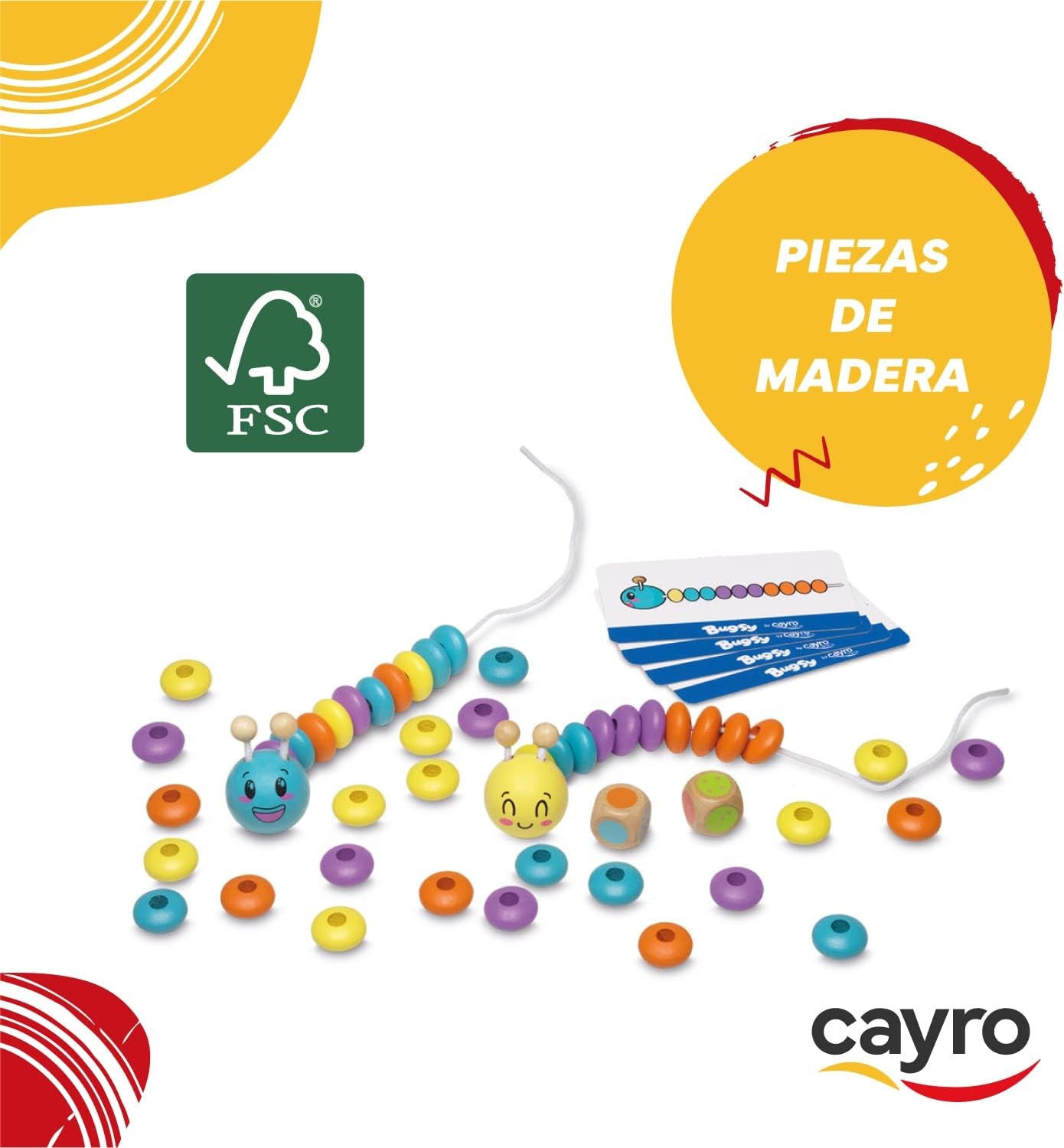 Juego educativo para aprender a sumar y restar Bugsy - Cayro 165