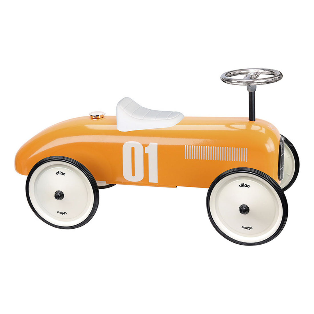 Correpasillos de Metal Vintage color Naranja- Vilac 1045