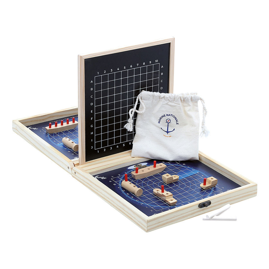 Juego de mesa educativo Hundir La Flota Armada Francesa- Vilac 9307