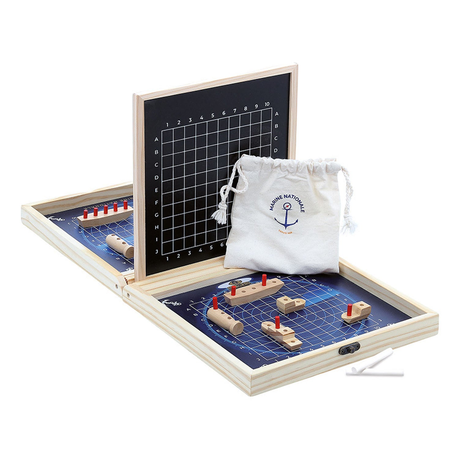 Juego de mesa educativo Hundir La Flota Armada Francesa- Vilac 9307