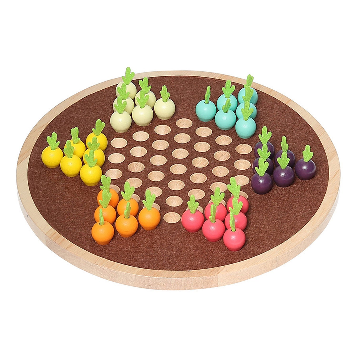Juego de mesa Damas Chinas Cruzando el Huerto - Día de Cosecha - Vilac 2165