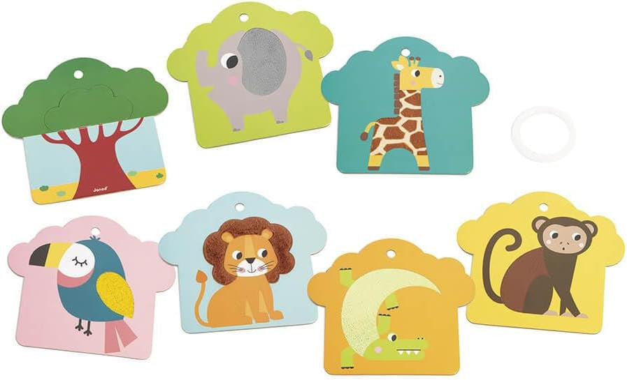 Tarjetas Táctiles de animales La Sabana - Janod J02694