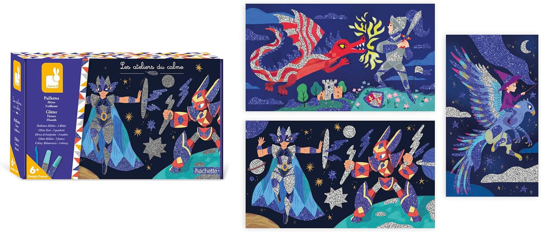 Juego de manualidades Héroes de Purpurina - Janod J07920