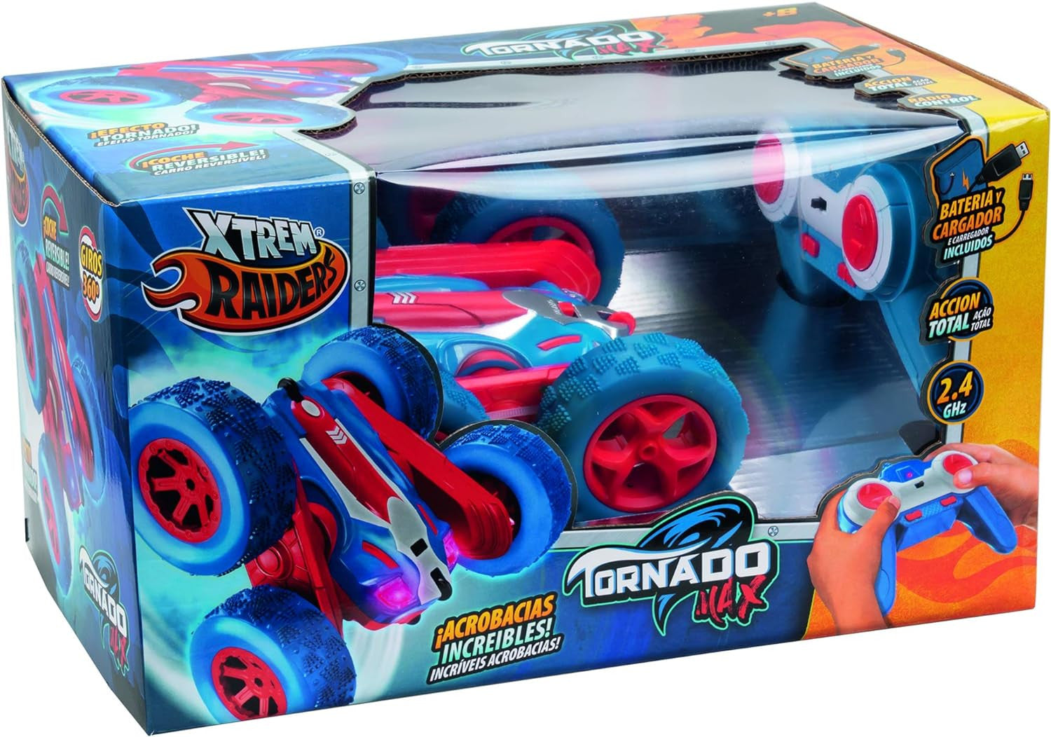 Coche Teledirigido Tornado Max - XTREM Raiders - World Brands