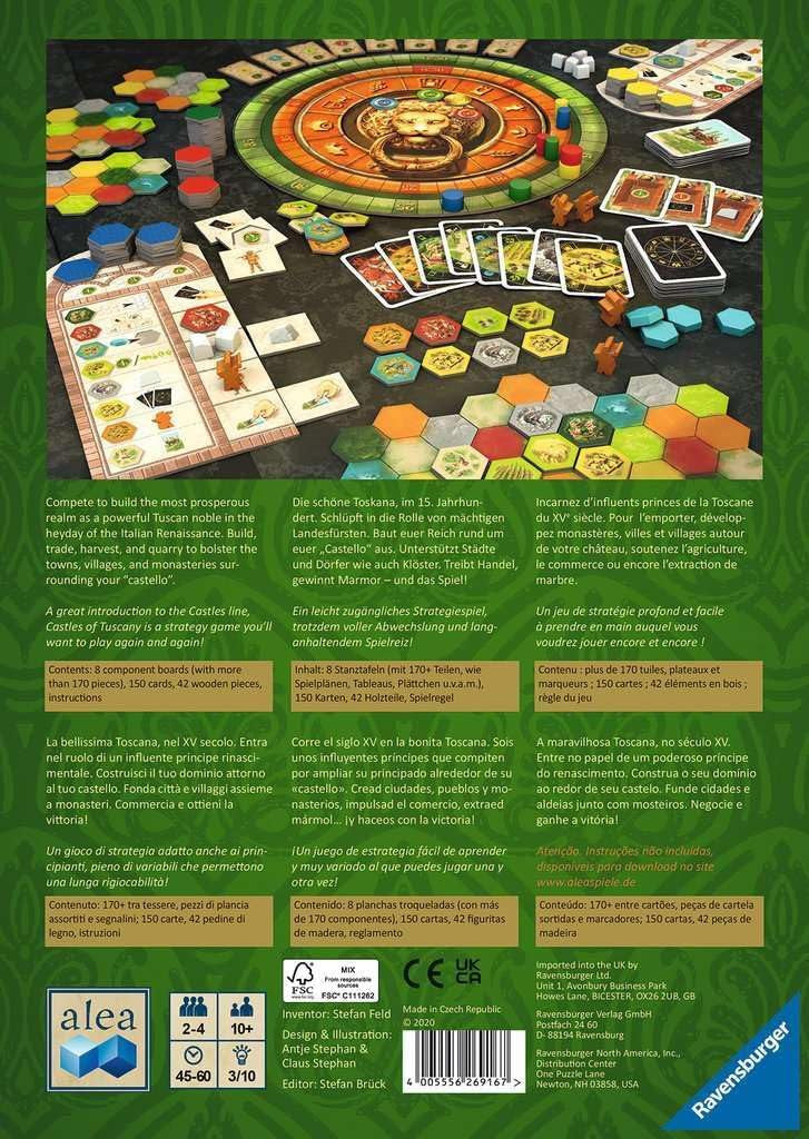 Juego de mesa The Castles of Tuscany - Ravensburger 269167
