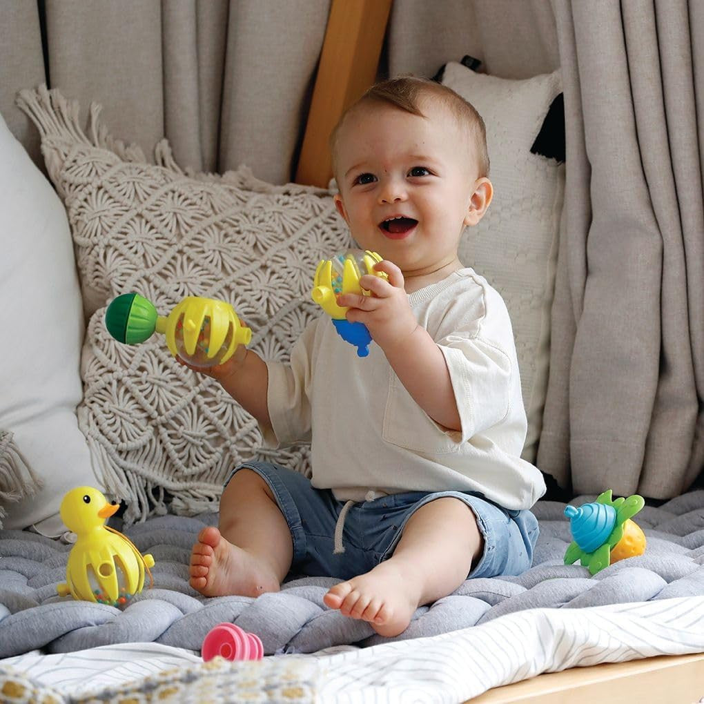 Juego de Motricidad Mi Pato para tirar y cuentas - Lalaboom BL330