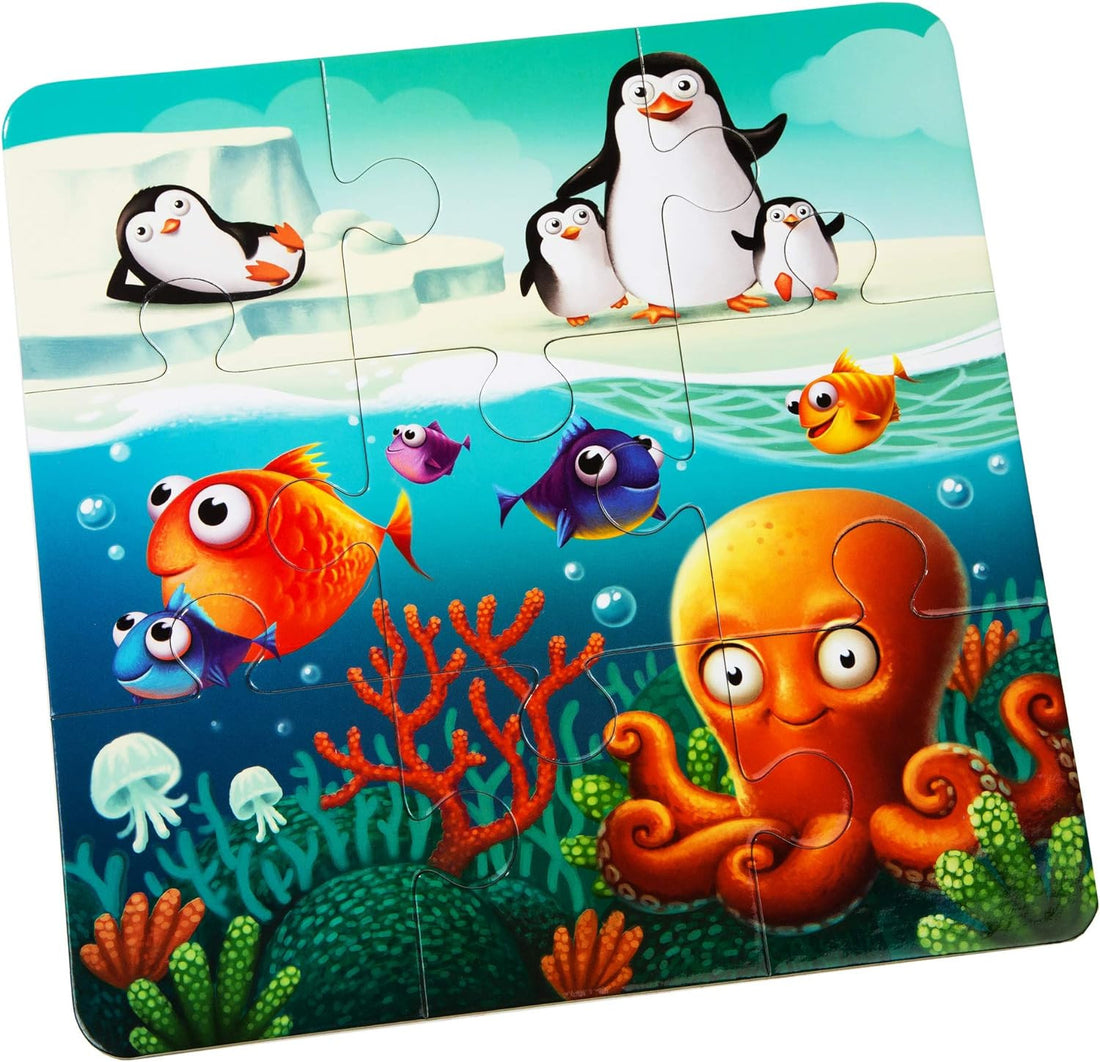 Puzzles 3 en 1 animales favoritos - cubika 12985