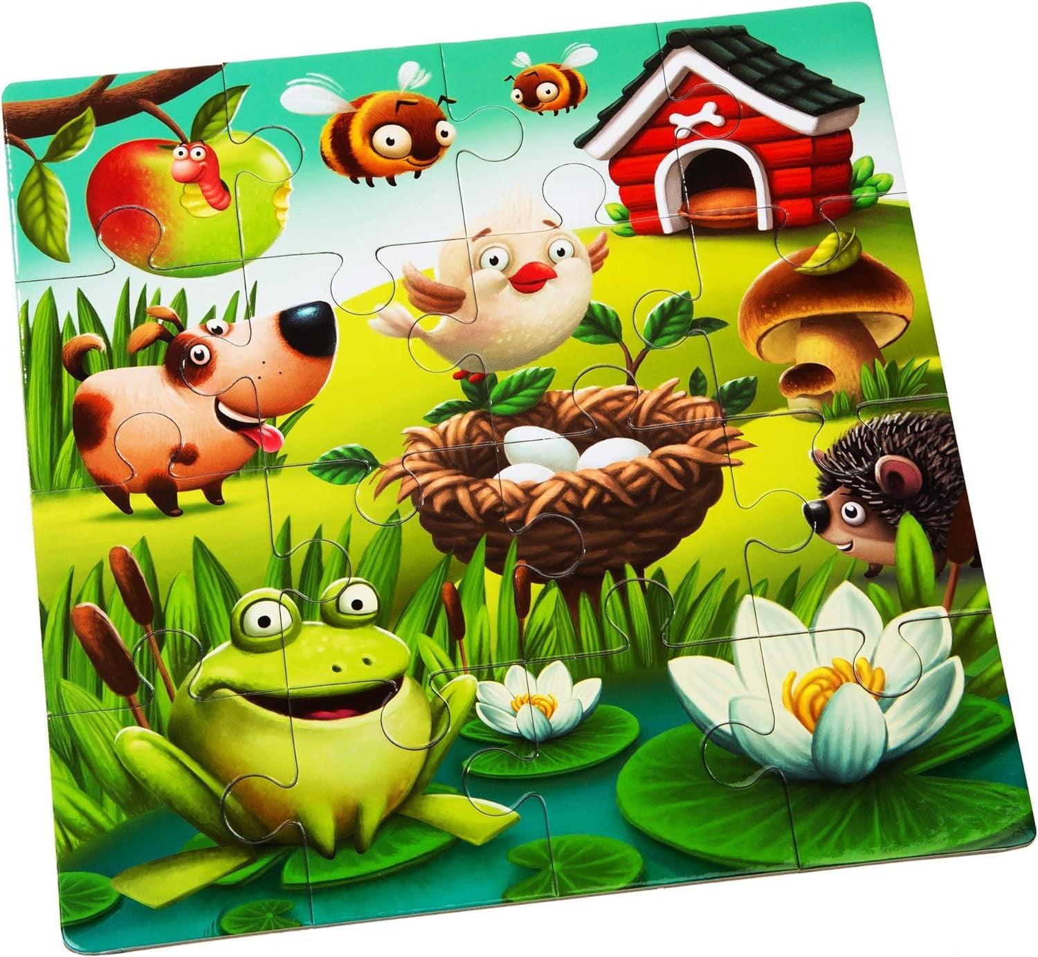 Puzzles 3 en 1 animales favoritos - cubika 12985
