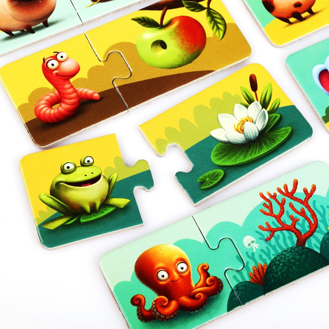 Puzzles Infantiles My Home - 10 puzzles de 2 Piezas - Cubika 13074