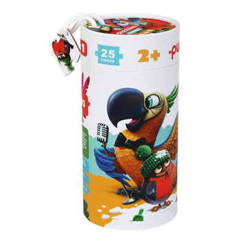 Puzzles Infantiles 5 en 1 "Birds" - Cubika 14255