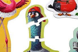 Puzzles Infantiles 5 en 1 "Birds" - Cubika 14255
