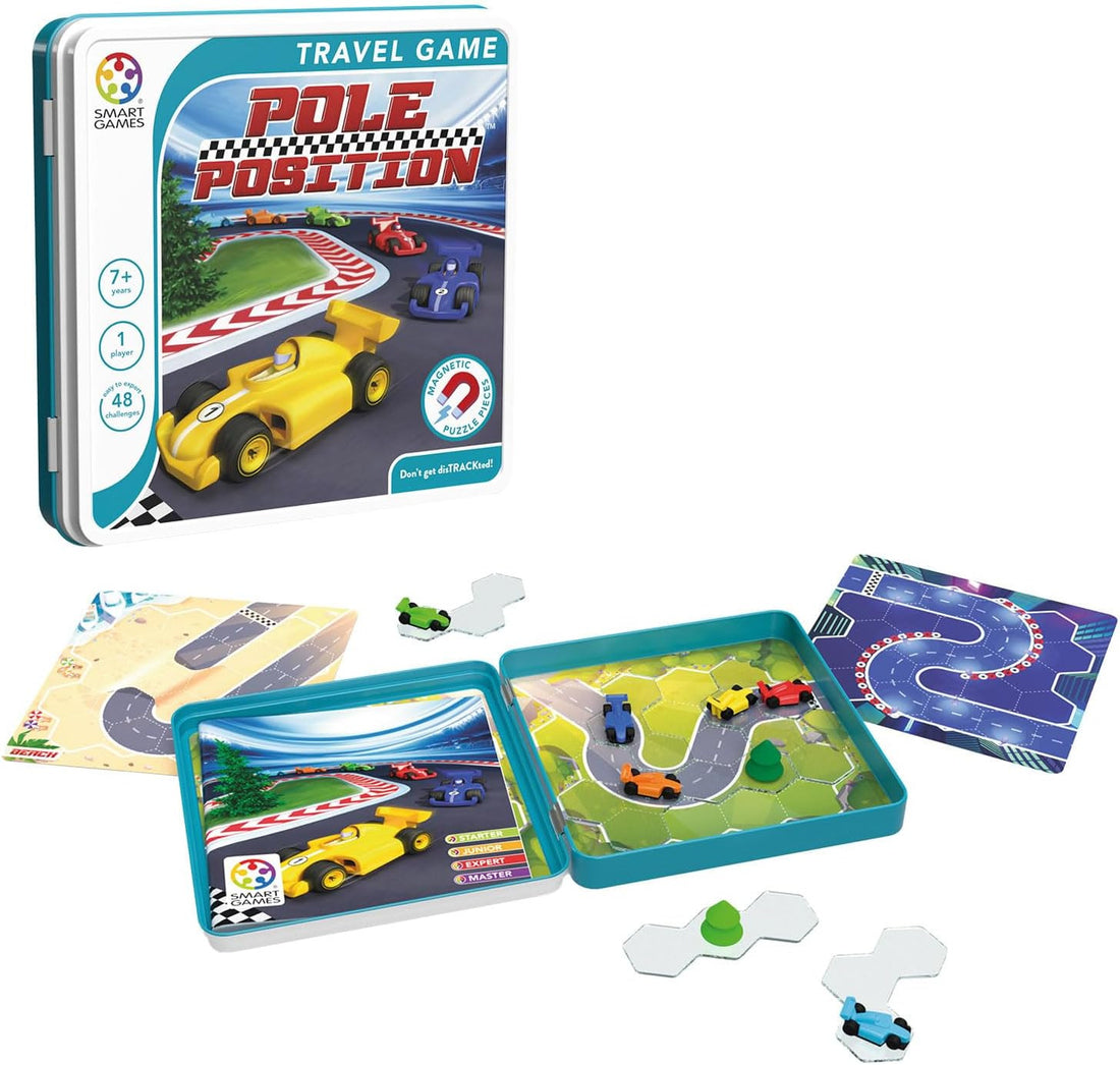 Juego de mesa Magnético Rompecabezas Coches de carreras " Pole Position "- Ludilo