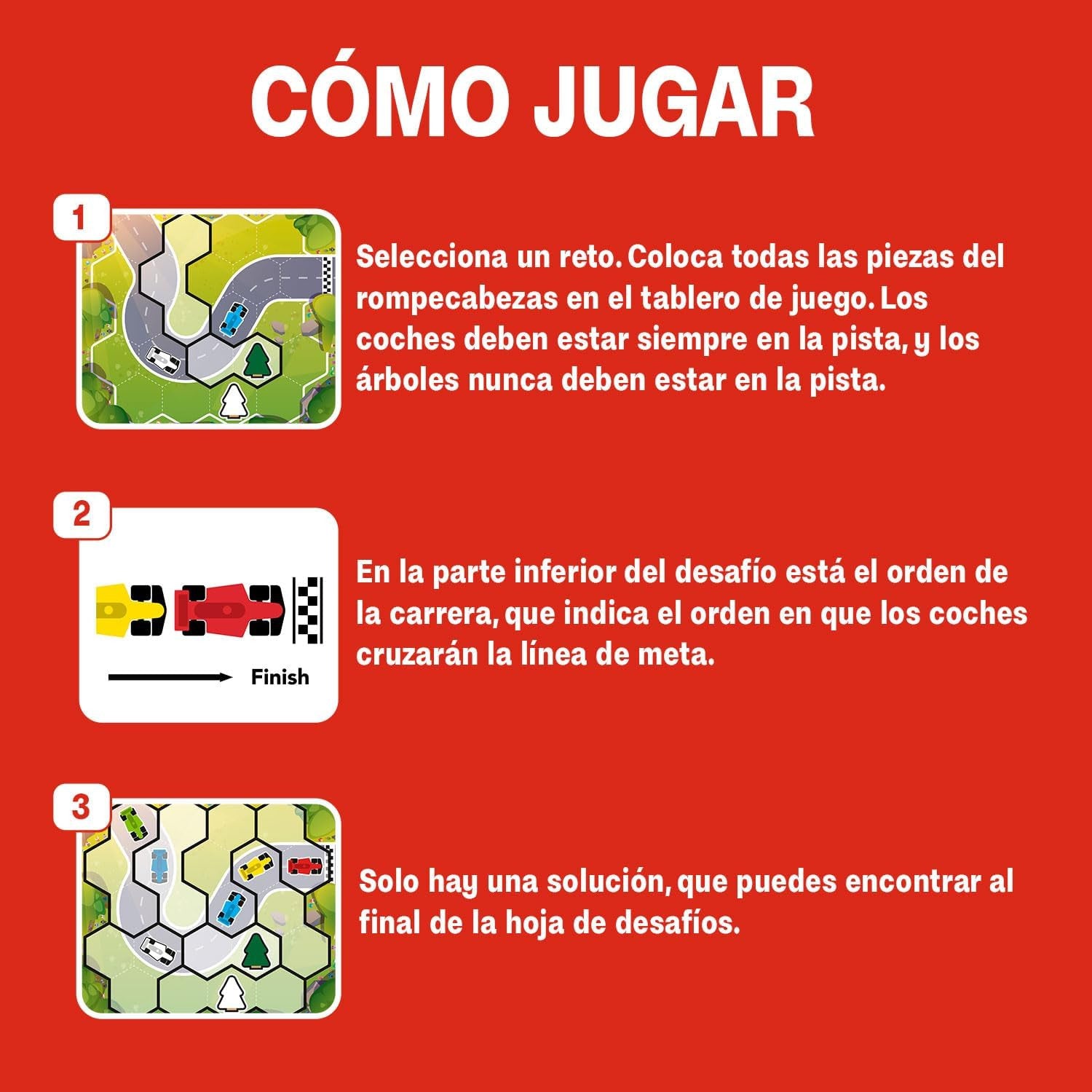 Juego de mesa Magnético Rompecabezas Coches de carreras " Pole Position "- Ludilo