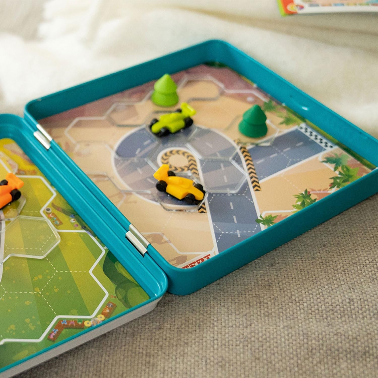 Juego de mesa Magnético Rompecabezas Coches de carreras " Pole Position "- Ludilo