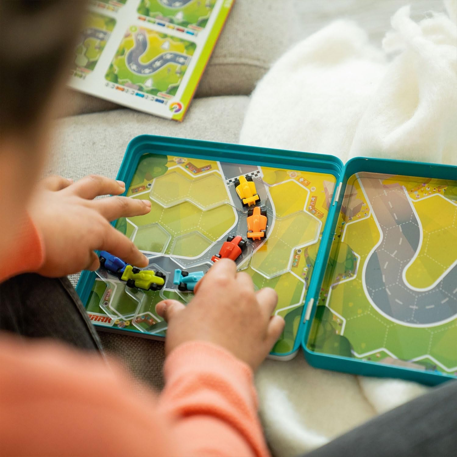 Juego de mesa Magnético Rompecabezas Coches de carreras " Pole Position "- Ludilo