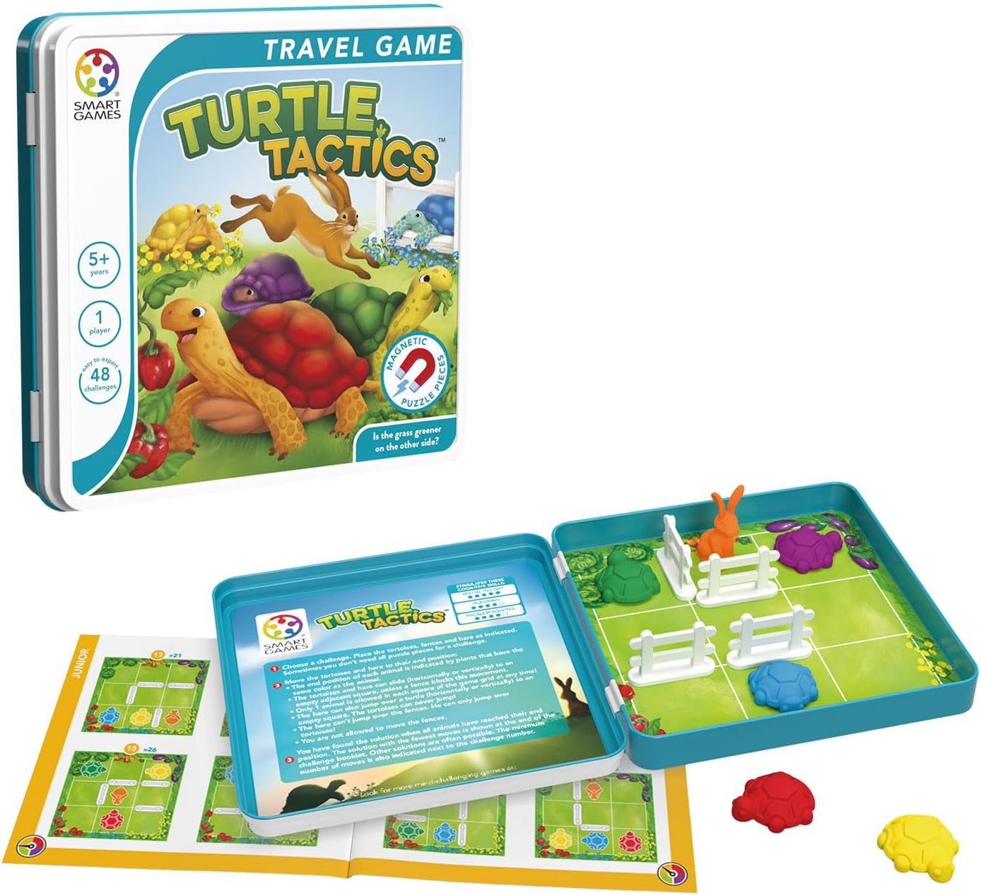 SmartGames Juego de mesa Magnético Turtle Tactics - Ludilo