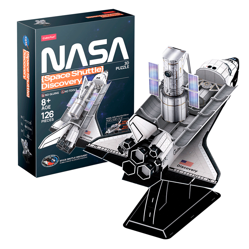 Puzzle 3D Transbordador Espacial Discovery - WorldBrands NS803315