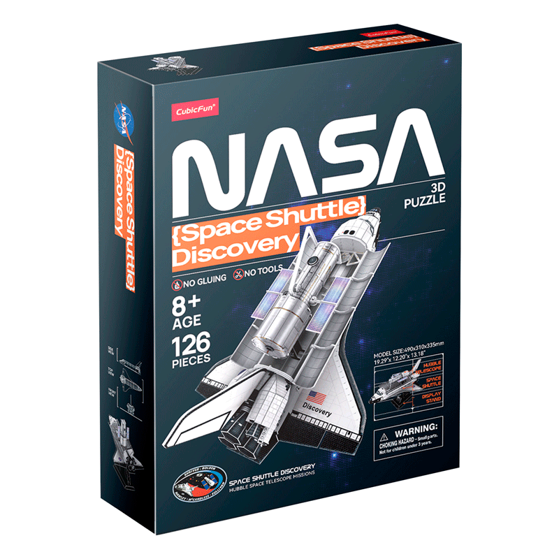 Puzzle 3D Transbordador Espacial Discovery - WorldBrands NS803315
