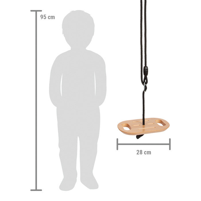 Juego exterior columpio plato Small foot 12408 - detalle asas