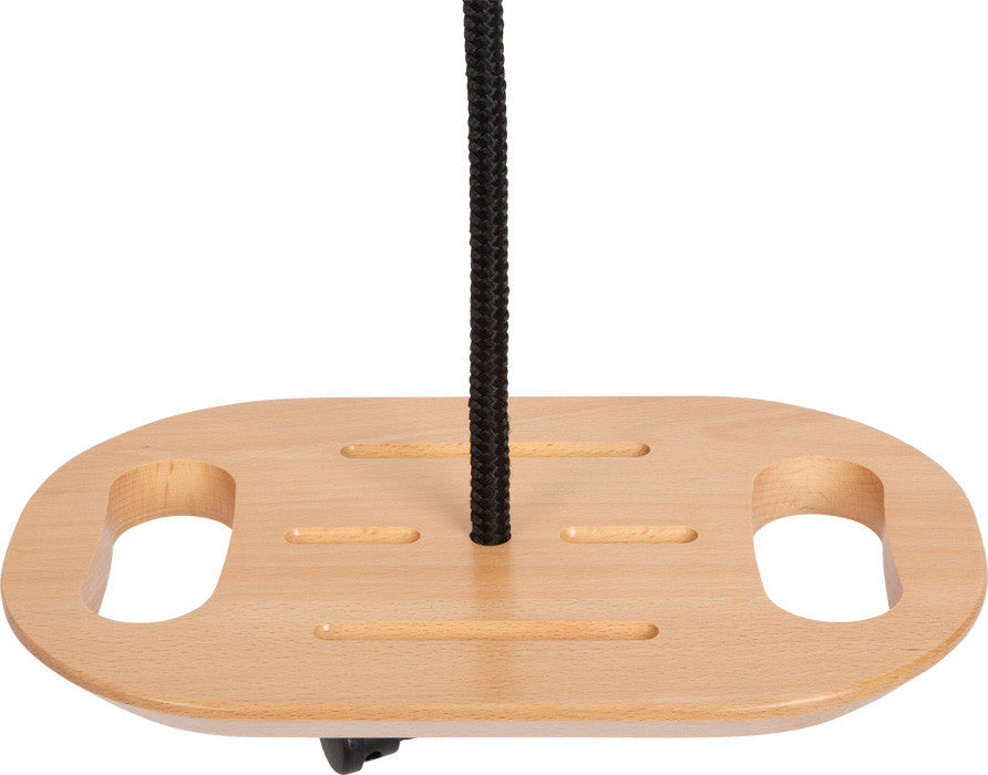 Detalle madera maciza columpio plato Small foot 12408