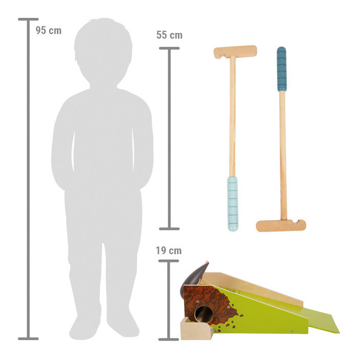 Set de minigolf infantil "mole" - small foot 12439