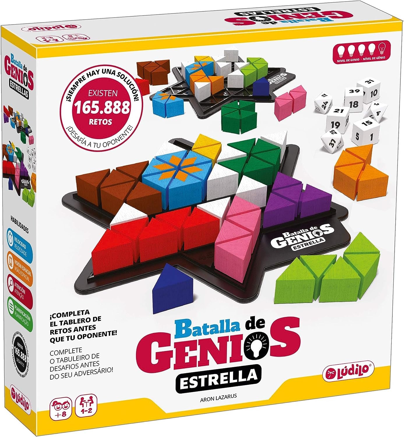 Juego de Mesa Batalla de Genios Estrellas - Ludilo 80955
