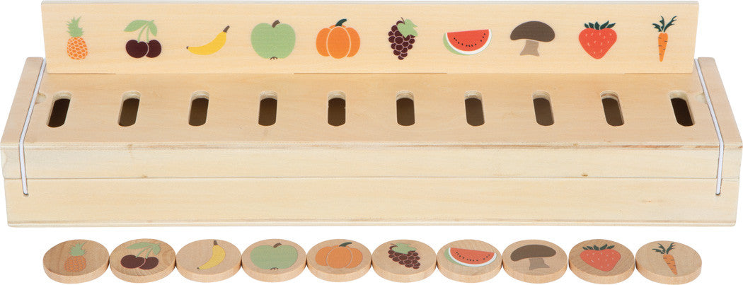 Caja de madera clasificadora imágenes descubriendo el mundo - Small foot 12469