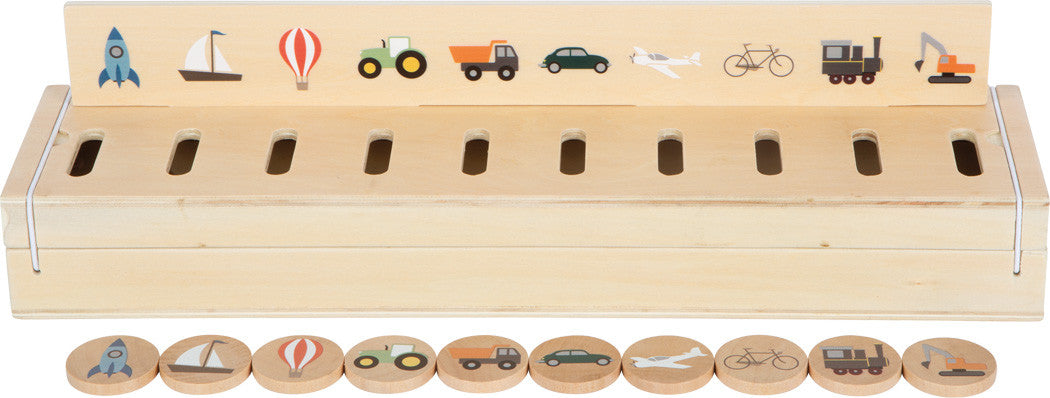 Caja de madera clasificadora imágenes descubriendo el mundo - Small foot 12469