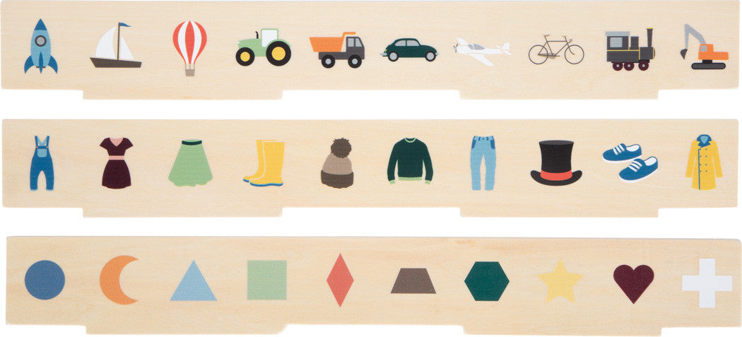 Caja de madera clasificadora imágenes descubriendo el mundo - Small foot 12469