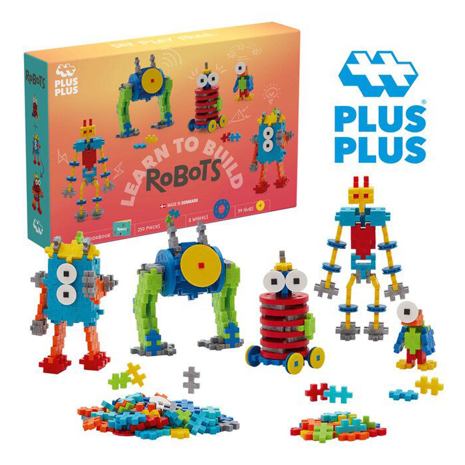 Juego de Construcción 250 piezas - Learn To Build Robots - Ludilo 3963