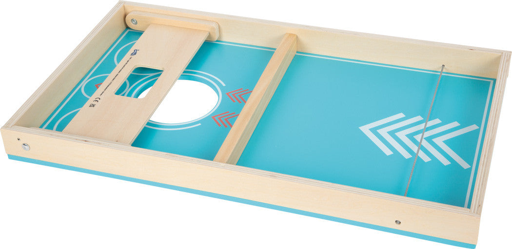 Juego de madera 2 en 1 de lanzamiento de Sacos cornhole y hockey - Small foot 12481