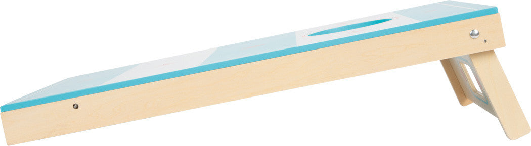 Juego de madera 2 en 1 de lanzamiento de Sacos cornhole y hockey - Small foot 12481