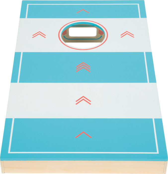Juego de madera 2 en 1 de lanzamiento de Sacos cornhole y hockey - Small foot 12481
