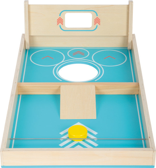 Juego de madera 2 en 1 de lanzamiento de Sacos cornhole y hockey - Small foot 12481