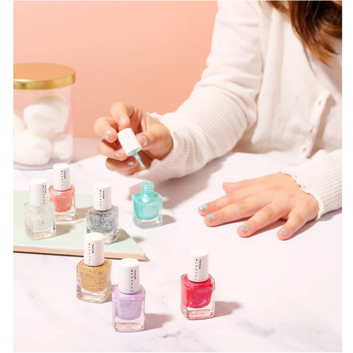 Set de Labial Algodón de Azucar + Esmalte de uñas Estrellas - Inuwet