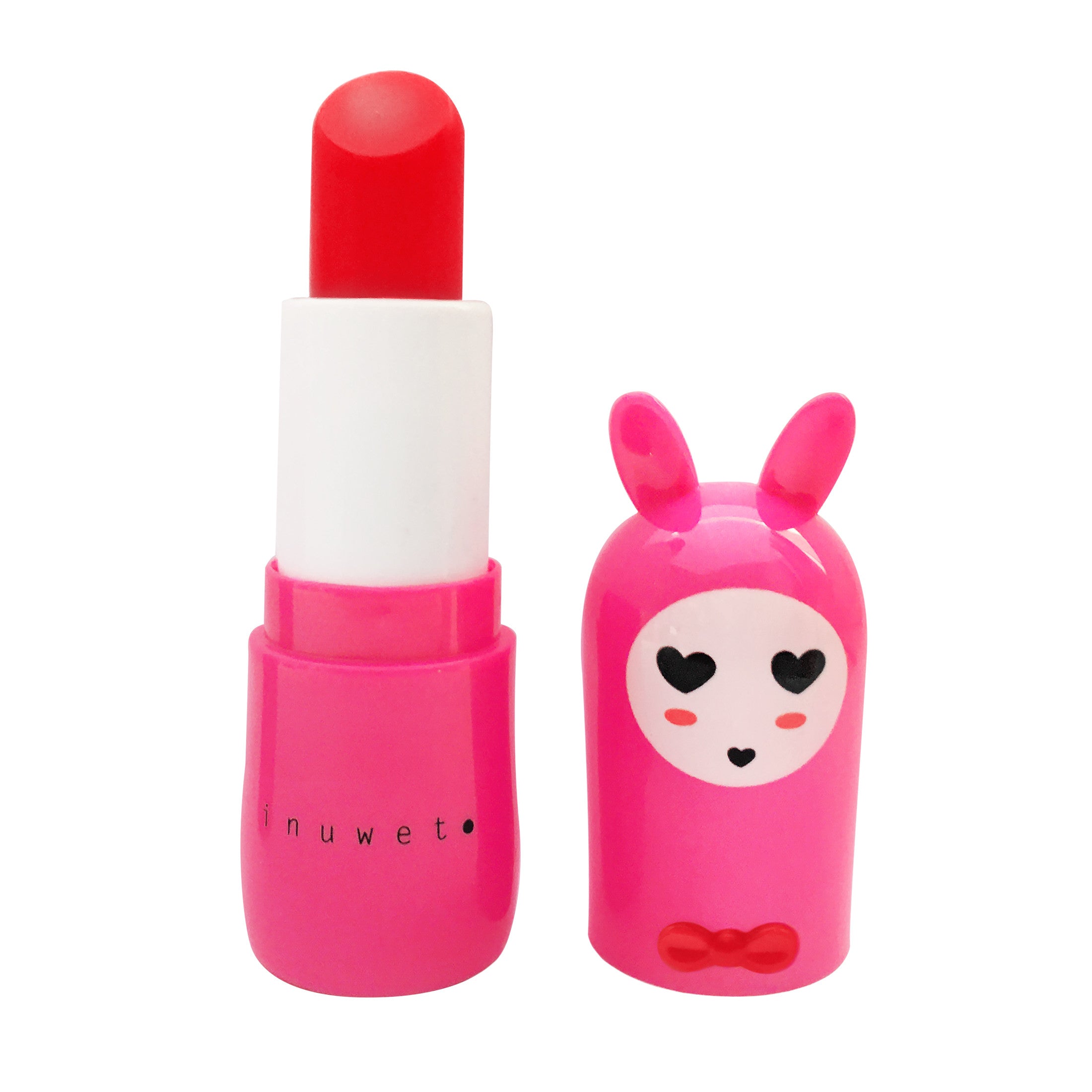 Set de 2 bálsamos labiales veganos love (manzana-cereza) - inuwet