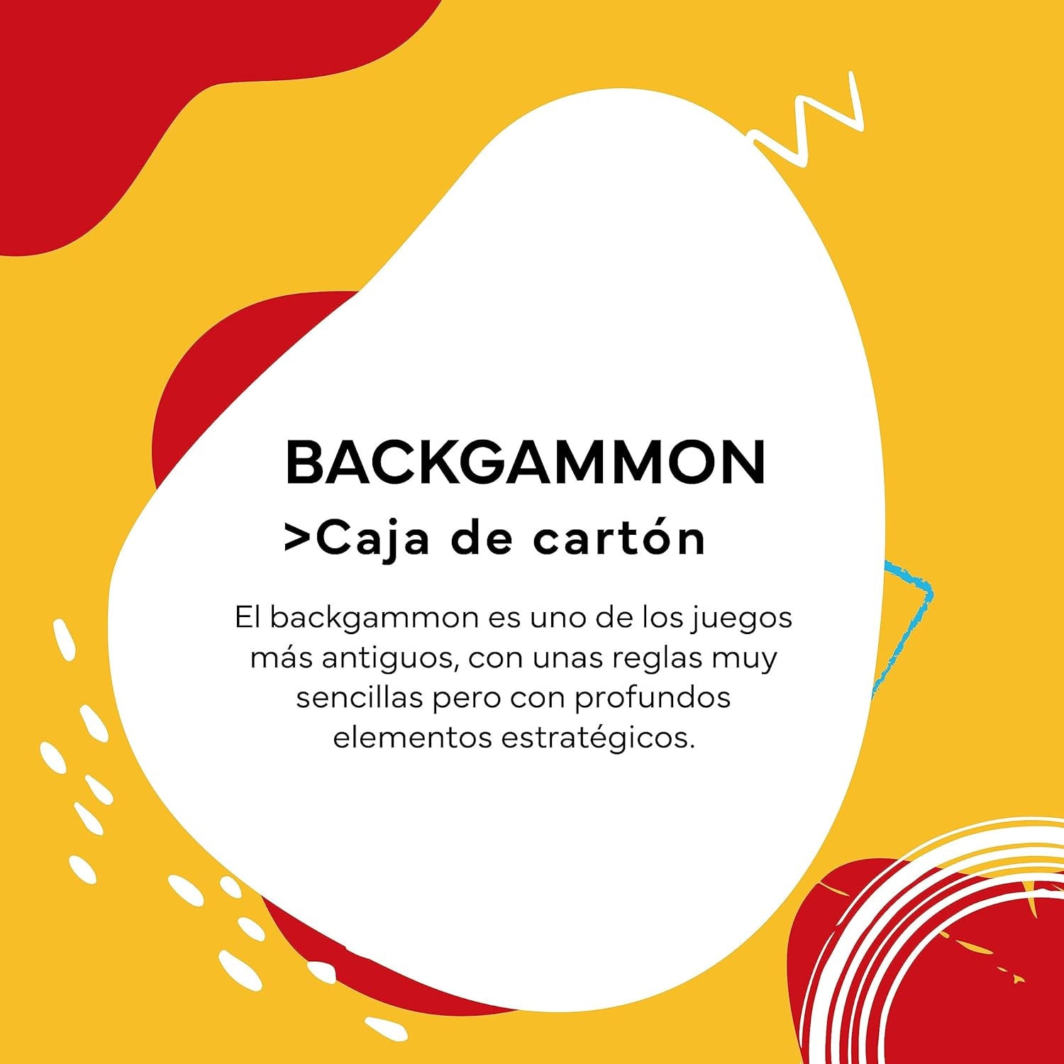 Juego de Mesa Clásico Backgammon - Cayro 709
