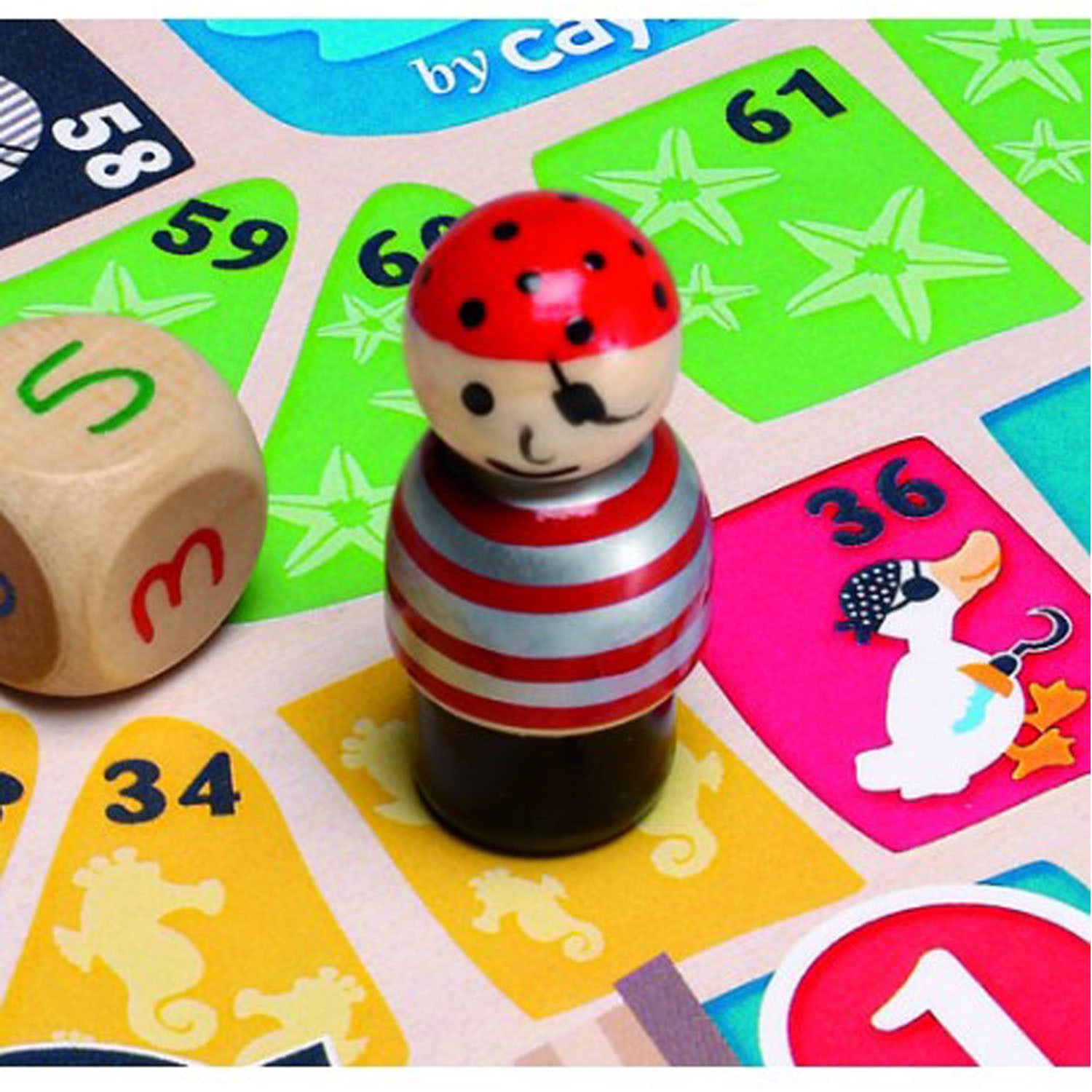 Juego de Mesa Infantil La Oca de Piratas - Cayro 844