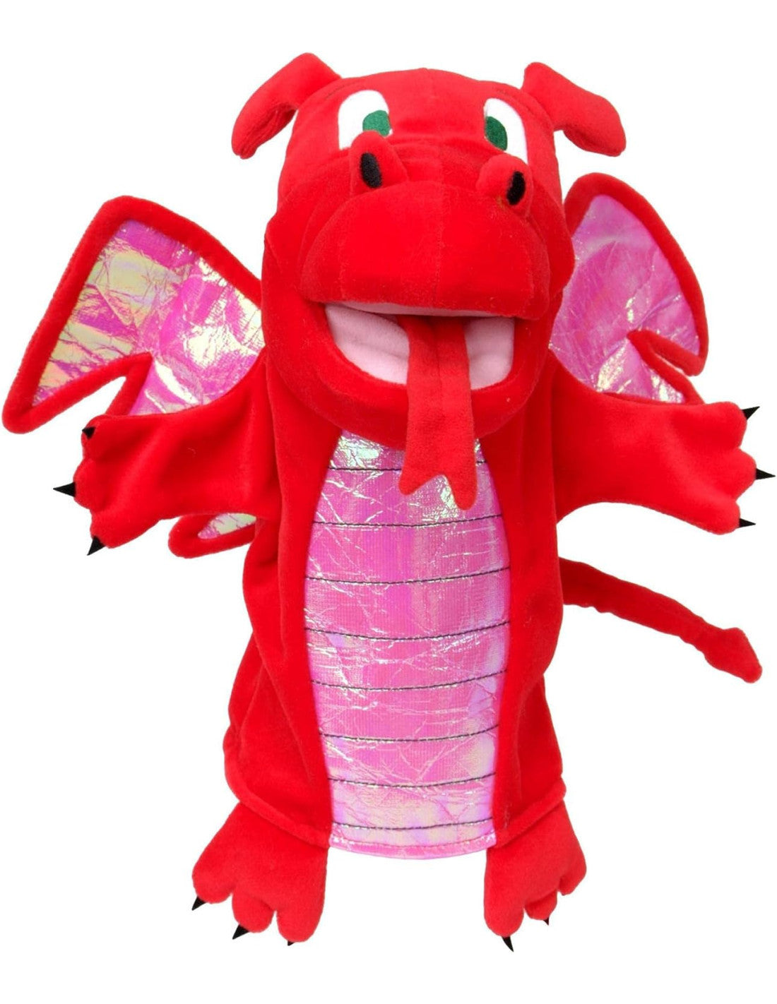 Marioneta dragón rojo - fiesta crafts