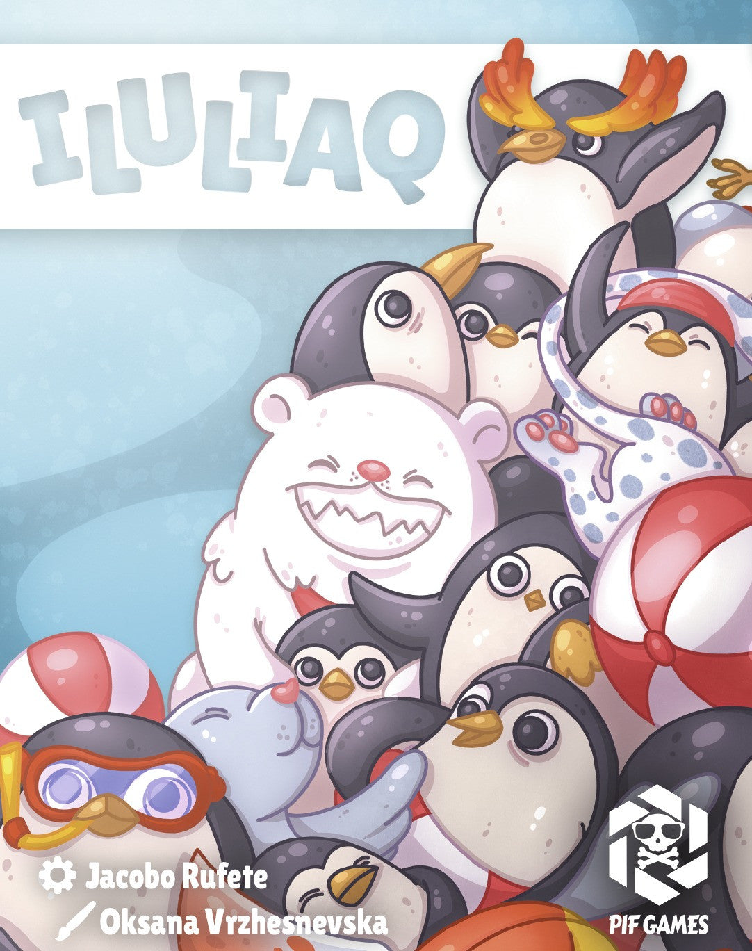 Juego educativo de cartas Iluliaq ¡Lanza cartas sobre el Iceberg ! - Pif Games