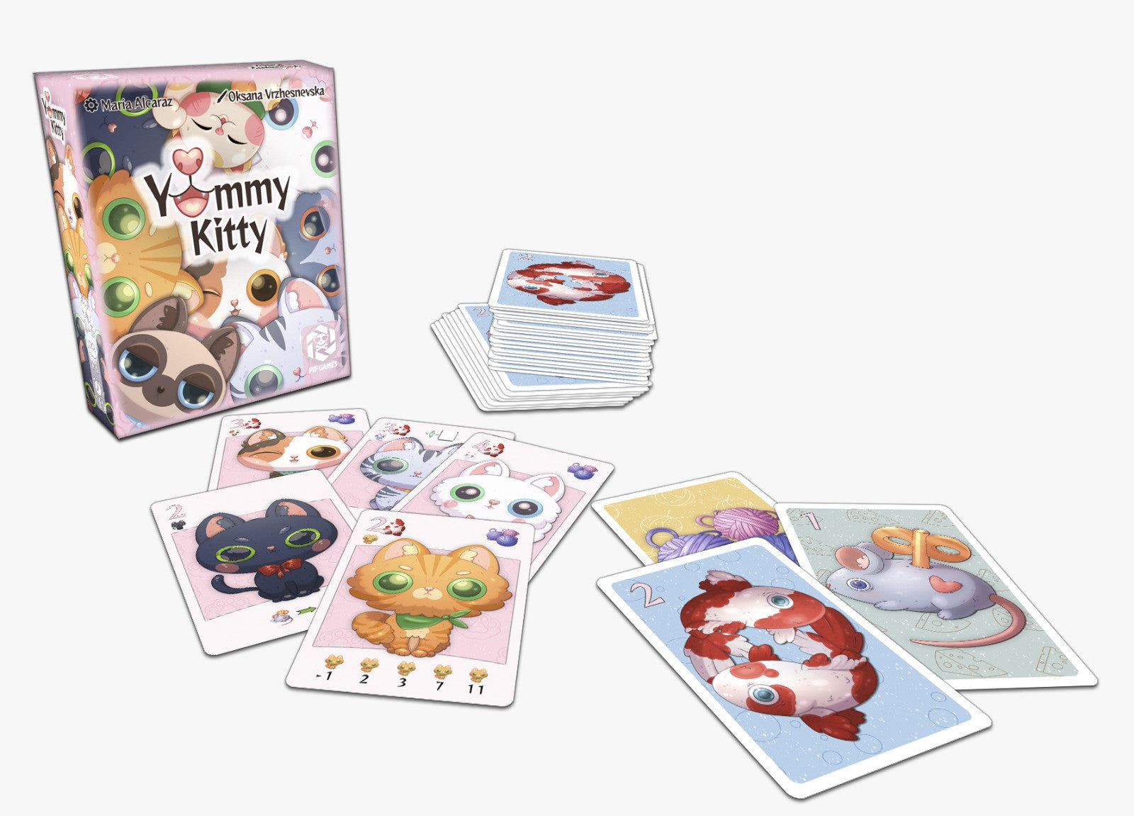 Juego educativo de Cartas Jummy Kitty - Pif Games