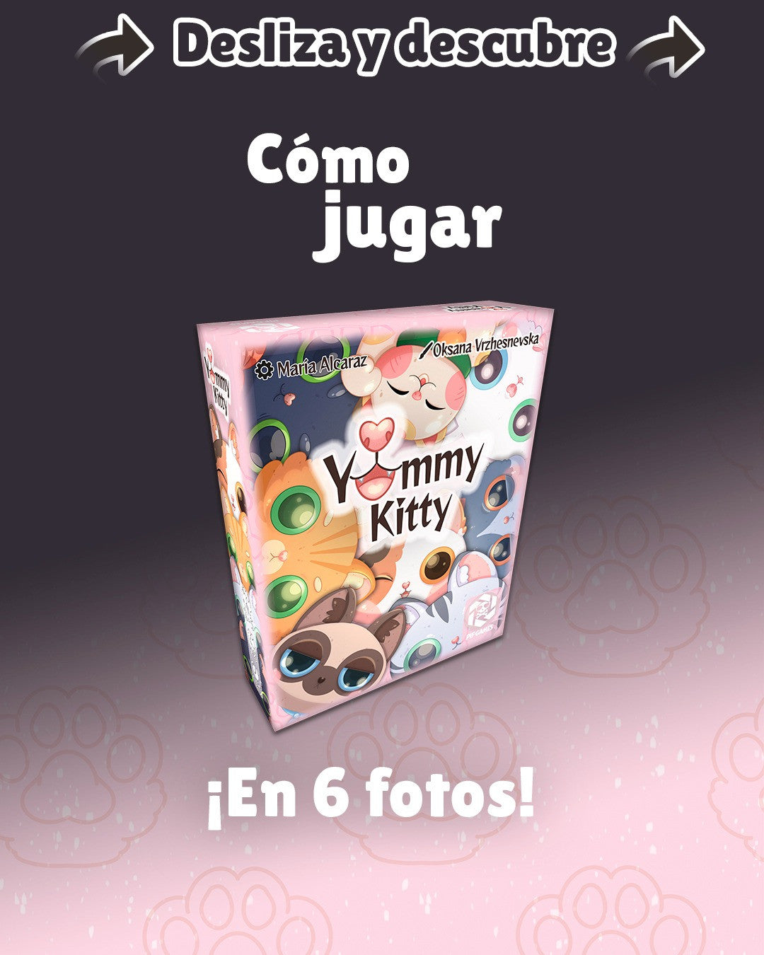 Juego educativo de Cartas Jummy Kitty - Pif Games
