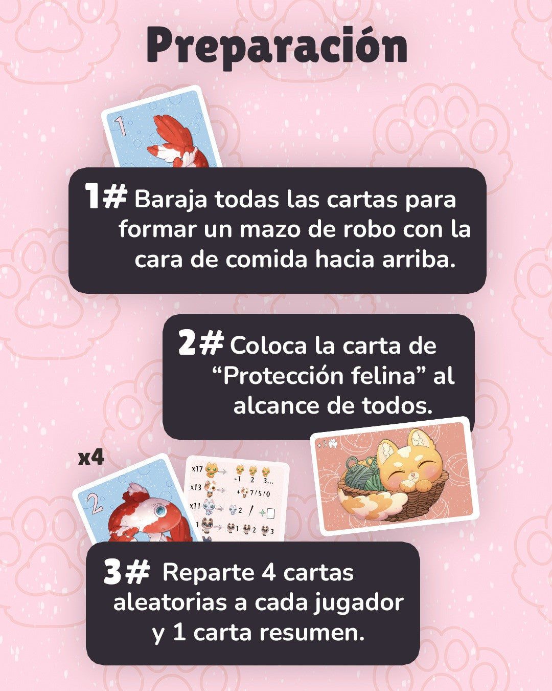 Juego educativo de Cartas Jummy Kitty - Pif Games